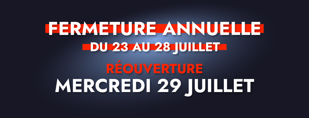 Fermeture annuelle