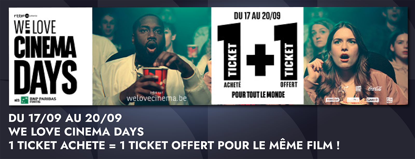 We love cinéma days