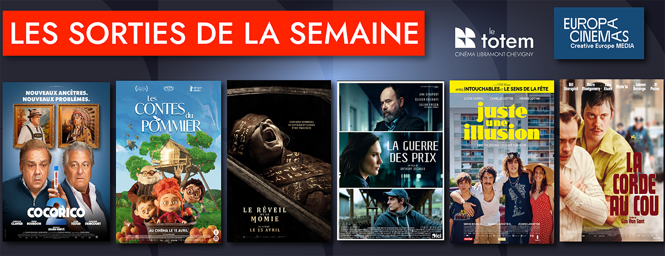 Les sorties de la semaine du 15 Avril