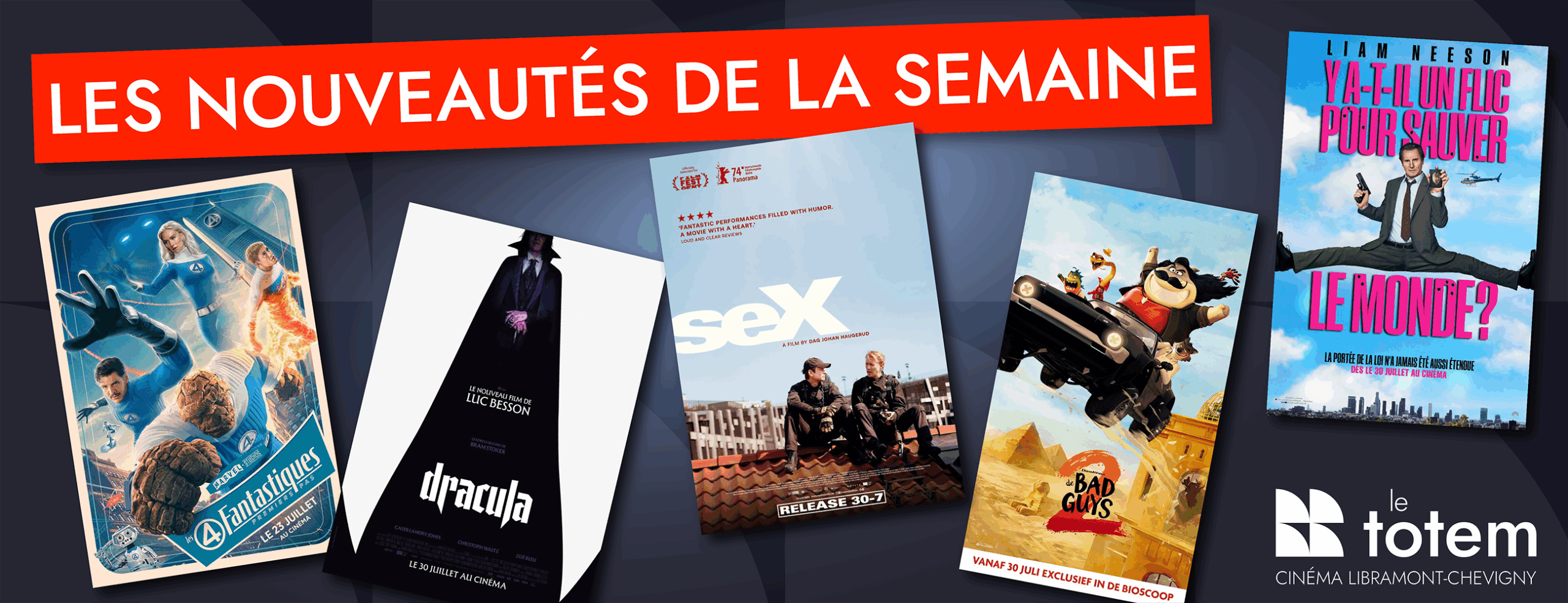 Nouveautés de la semaine 30/07